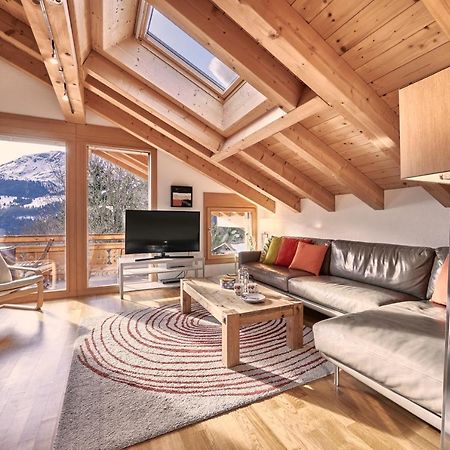 Chalet Bergfrieden Penthouse Wengen Extérieur photo
