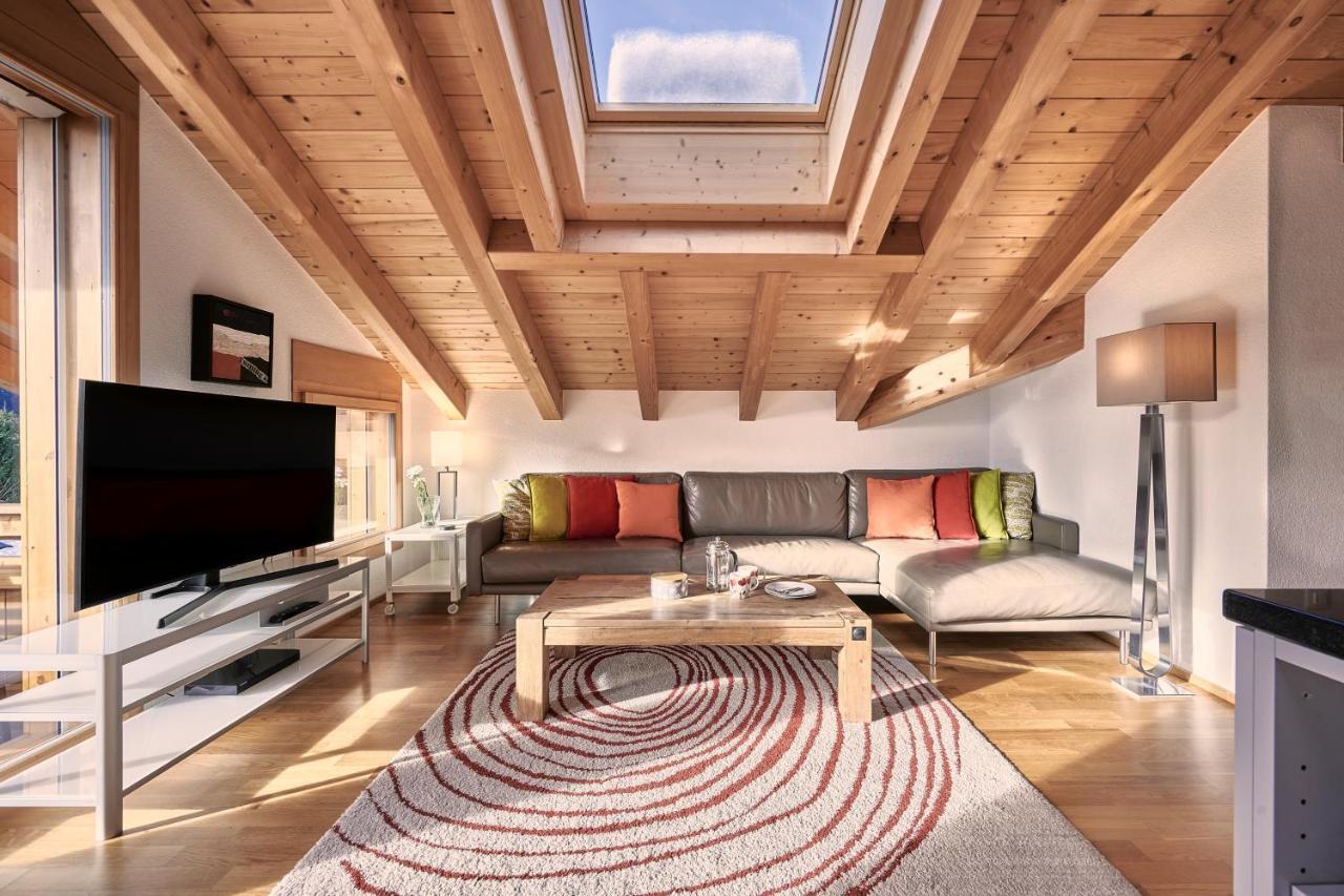 Chalet Bergfrieden Penthouse Wengen Extérieur photo