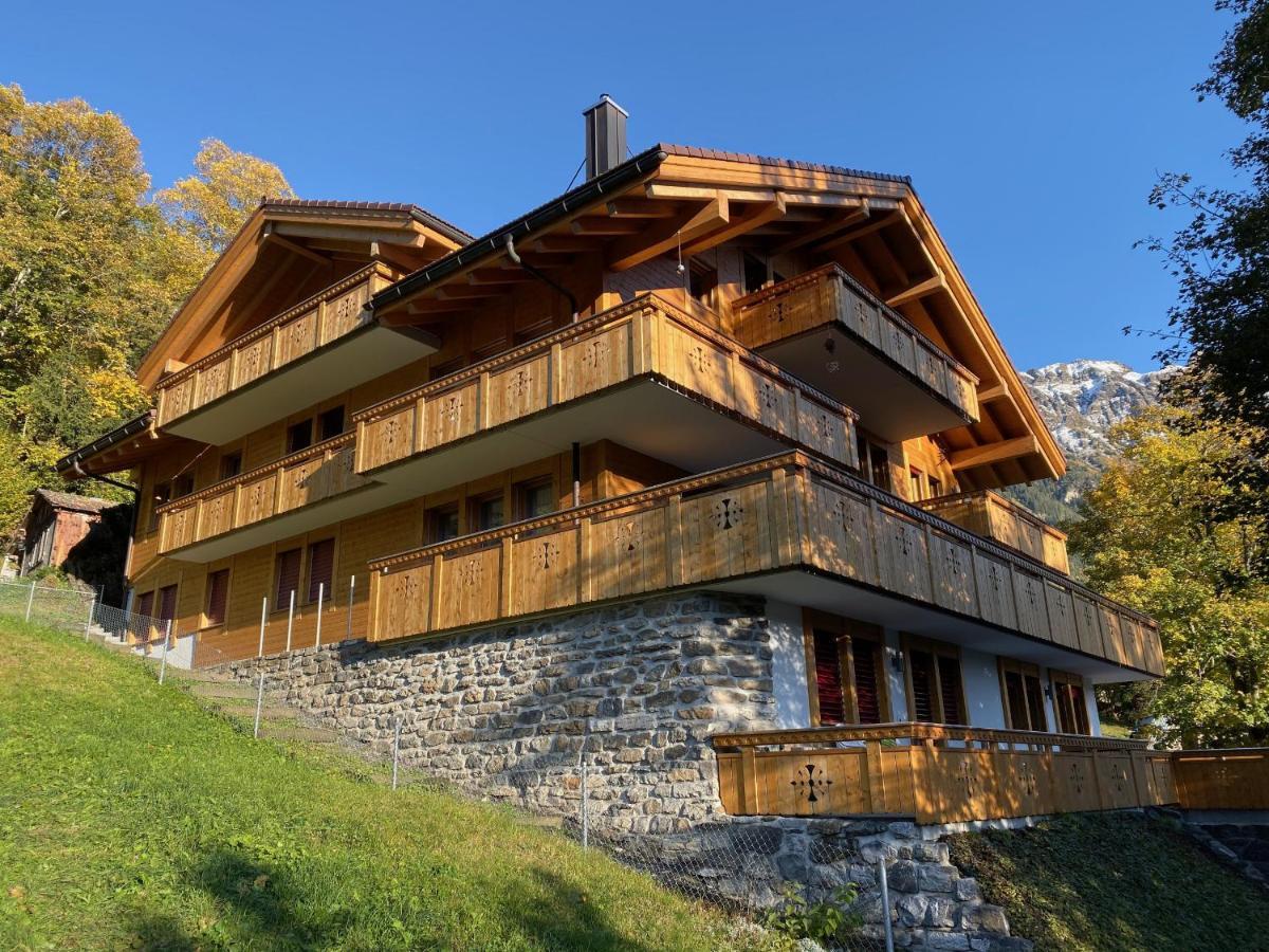 Chalet Bergfrieden Penthouse Wengen Extérieur photo