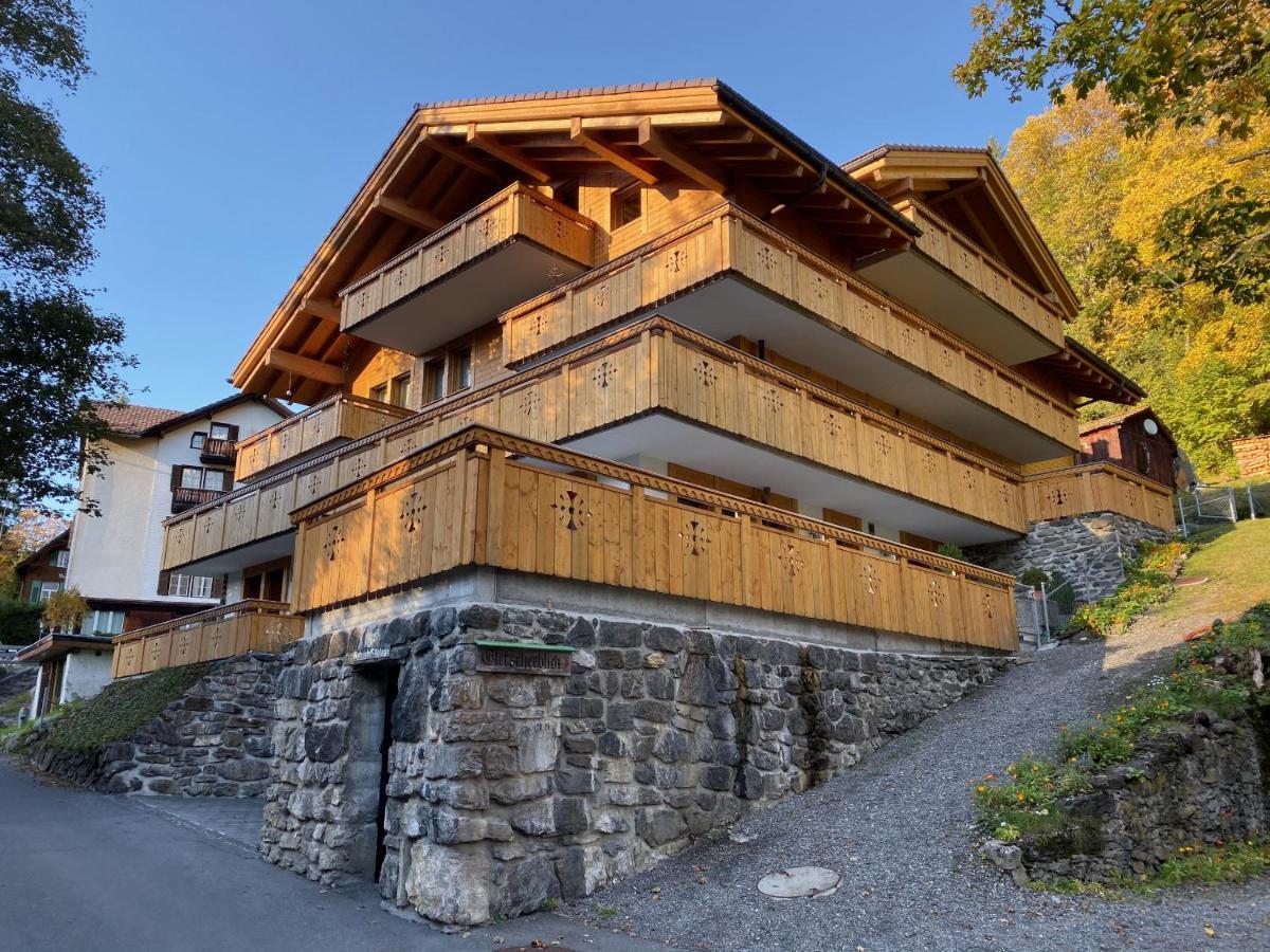 Chalet Bergfrieden Penthouse Wengen Extérieur photo