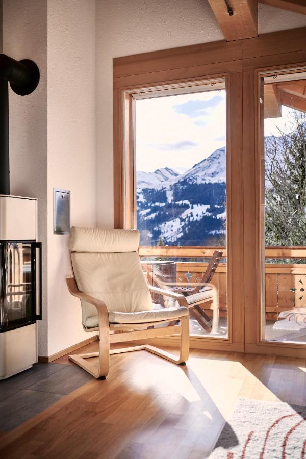 Chalet Bergfrieden Penthouse Wengen Extérieur photo