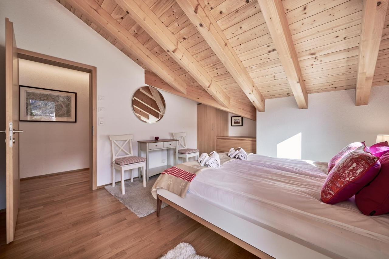 Chalet Bergfrieden Penthouse Wengen Extérieur photo
