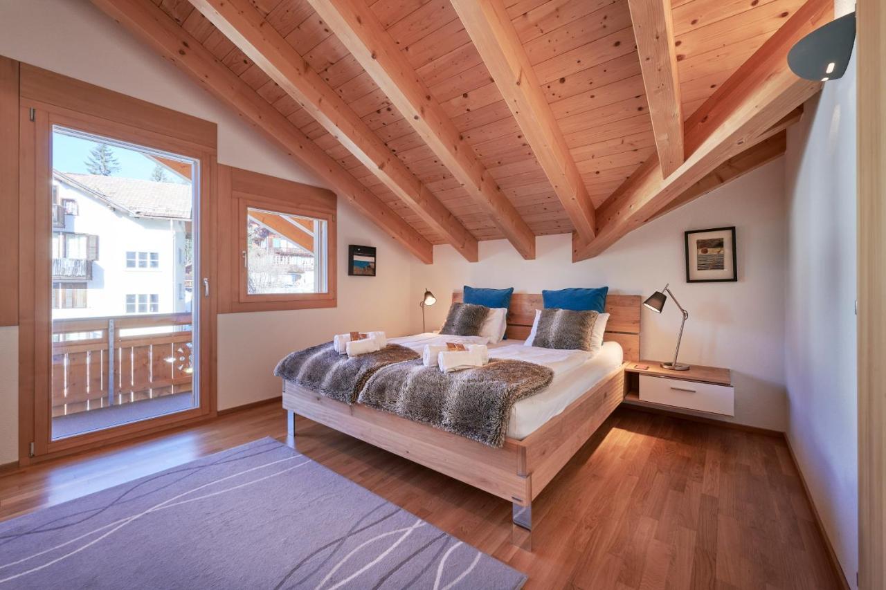 Chalet Bergfrieden Penthouse Wengen Extérieur photo